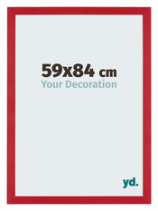 Mura MDF Photo Frame 59x84cm Red Front Size | Yourdecoration.co.uk