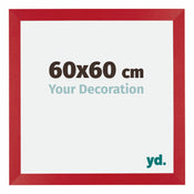 Mura MDF Photo Frame 60x60cm Red Front Size | Yourdecoration.co.uk