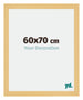 Mura MDF Photo Frame 60x70cm Beech Design Front Size | Yourdecoration.co.uk