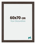 Mura MDF Photo Frame 60x70cm Oak Dark Front Size | Yourdecoration.co.uk