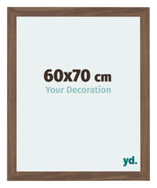 Mura MDF Photo Frame 60x70cm Walnut Dark Front Size | Yourdecoration.co.uk