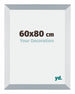 Mura MDF Photo Frame 60x80cm Aluminum Brushed Front Size | Yourdecoration.co.uk