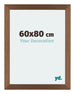 Mura MDF Photo Frame 60x80cm Copper Design Front Size | Yourdecoration.co.uk