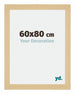 Mura MDF Photo Frame 60x80cm Maple Decor Front Size | Yourdecoration.co.uk