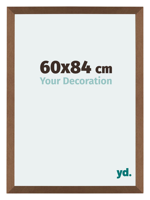 Mura MDF Photo Frame 60x84cm Copper Design Front Size | Yourdecoration.co.uk