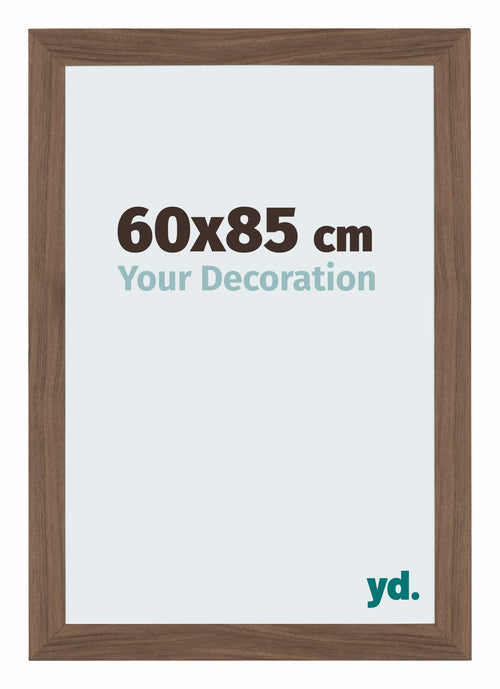 Mura MDF Photo Frame 60x85cm Walnut Dark Front Size | Yourdecoration.co.uk