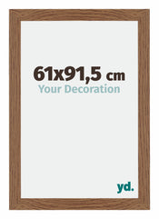 Mura MDF Photo Frame 61x91 5cm Oak Rustic Front Size | Yourdecoration.co.uk