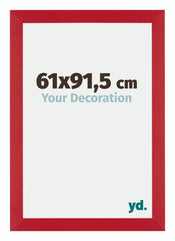 Mura MDF Photo Frame 61x91 5cm Red Front Size | Yourdecoration.co.uk