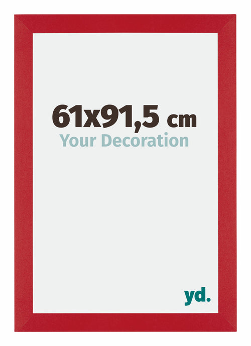 Mura MDF Photo Frame 61x91 5cm Red Front Size | Yourdecoration.co.uk