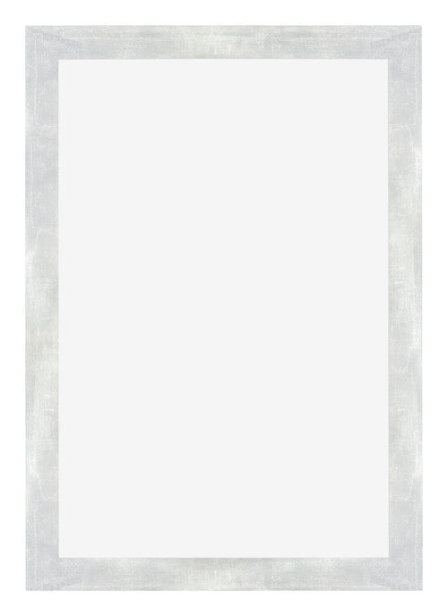 Mura MDF Photo Frame 61x91 5cm Silver Glossy Vintage Front | Yourdecoration.co.uk