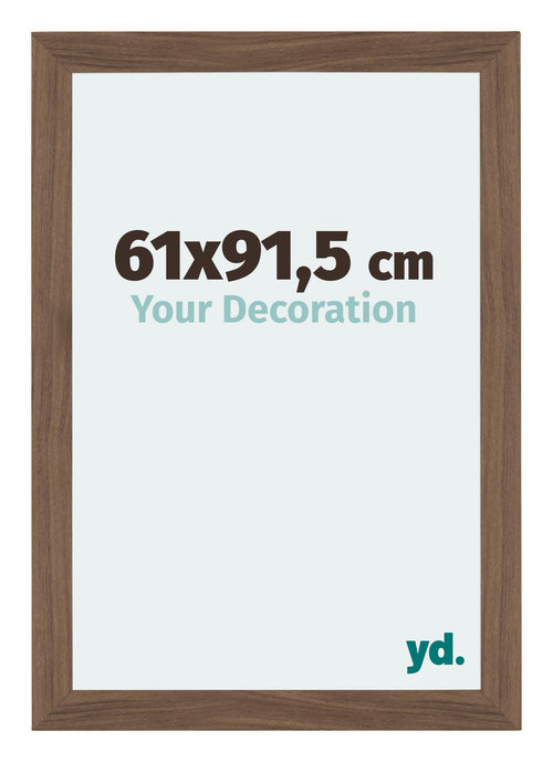 Mura MDF Photo Frame 61x91 5cm Walnut Dark Front Size | Yourdecoration.co.uk