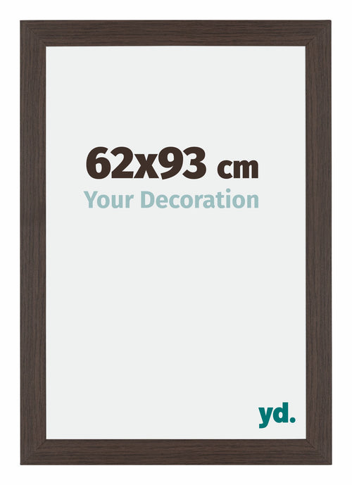 Mura MDF Photo Frame 62x93cm Oak Dark Front Size | Yourdecoration.co.uk