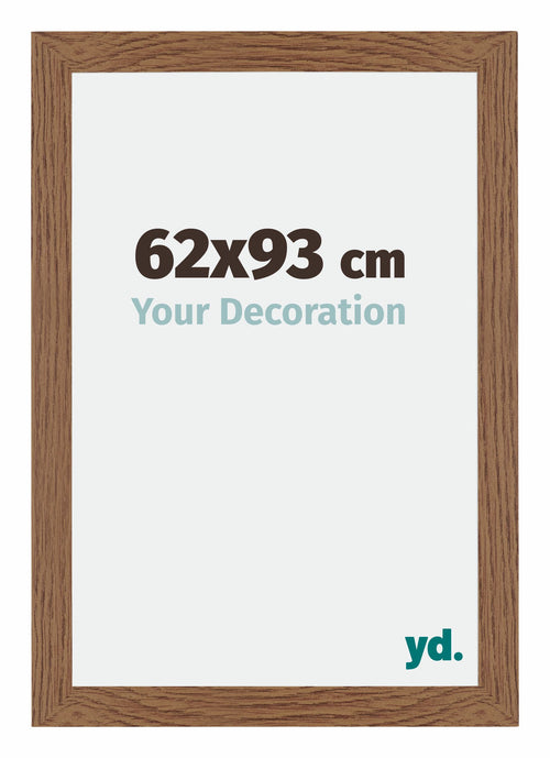 Mura MDF Photo Frame 62x93cm Oak Rustic Front Size | Yourdecoration.co.uk