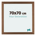 Mura MDF Photo Frame 70x70cm Copper Design Front Size | Yourdecoration.co.uk