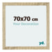 Mura MDF Photo Frame 70x70cm Sonoma Oak Front Size | Yourdecoration.co.uk