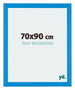 Mura MDF Photo Frame 70x90cm Bright Blue Front Size | Yourdecoration.co.uk