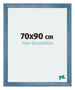 Mura MDF Photo Frame 70x90cm Bright Blue Swept Front Size | Yourdecoration.co.uk