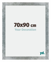 Mura MDF Photo Frame 70x90cm Iron Swept Front Size | Yourdecoration.co.uk