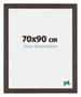 Mura MDF Photo Frame 70x90cm Oak Dark Front Size | Yourdecoration.co.uk