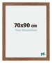 Mura MDF Photo Frame 70x90cm Oak Rustic Front Size | Yourdecoration.co.uk