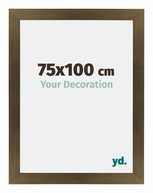 Mura MDF Photo Frame 75x100cm Bronze Design Front Size | Yourdecoration.co.uk