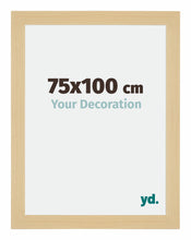 Mura MDF Photo Frame 75x100cm Maple Decor Front Size | Yourdecoration.co.uk