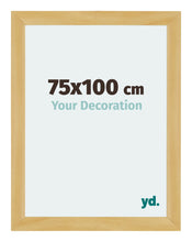 Mura MDF Photo Frame 75x100cm Pine Design Front Size | Yourdecoration.co.uk