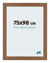 Mura MDF Photo Frame 75x98cm Oak Rustic Front Size | Yourdecoration.co.uk