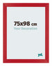 Mura MDF Photo Frame 75x98cm Red Front Size | Yourdecoration.co.uk