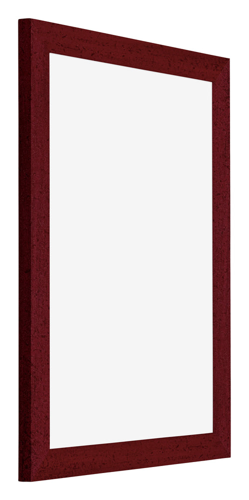 Mura MDF Photo Frame 75x98cm Wine Red Swept Front Oblique | Yourdecoration.co.uk