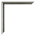 New York Aluminium Photo Frame 20x20cm Mercury Structure Detail Corner | Yourdecoration.co.uk