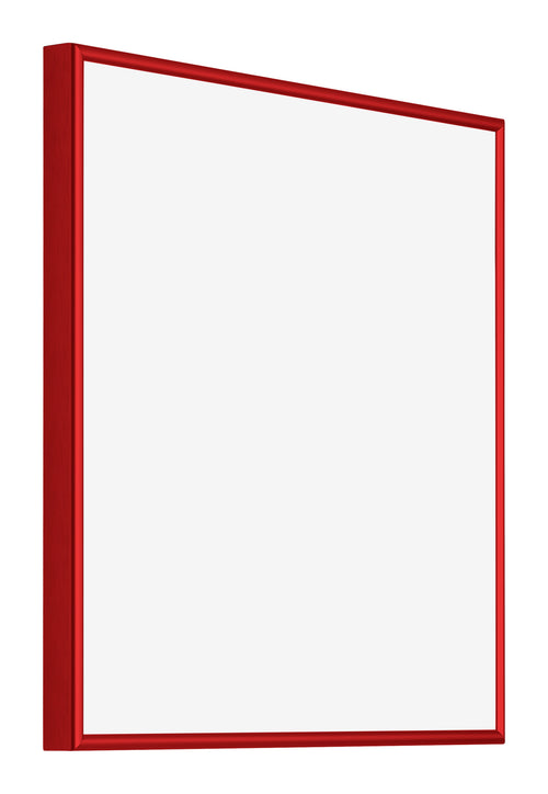 New York Aluminium Photo Frame 30x30cm Ferrari Red Front Oblique | Yourdecoration.co.uk