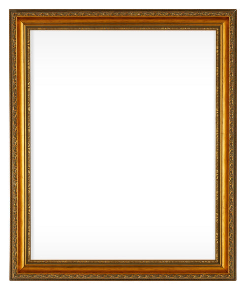 Oxford Wood Photo Frame 20x25cm Gold Antique Front | Yourdecoration.co.uk