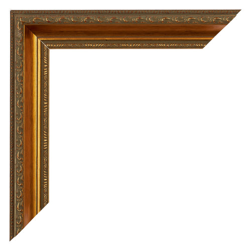 Oxford Wood Photo Frame 20x30cm Gold Antique Corner | Yourdecoration.co.uk