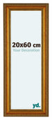 Oxford Wood Photo Frame 20x60cm Gold Antique Front Size | Yourdecoration.co.uk