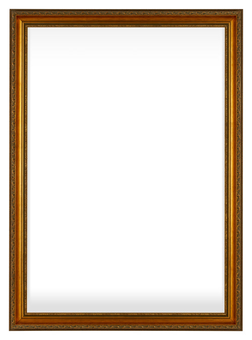 Oxford Wood Photo Frame 21x30cm Gold Antique Front | Yourdecoration.co.uk