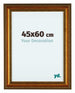 Oxford Wood Photo Frame 45x60cm Gold Antique Front Size | Yourdecoration.co.uk