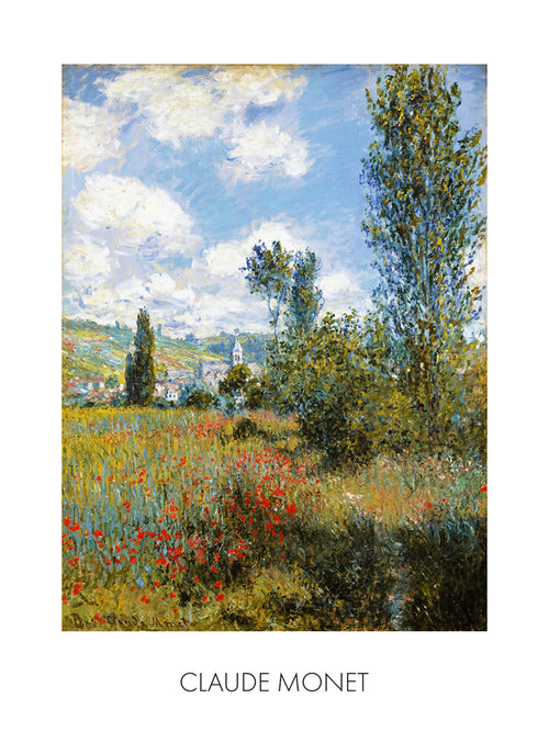 PGM CM 210 Claude Monet Ile Saint Martin Art Print 60x80cm | Yourdecoration.co.uk