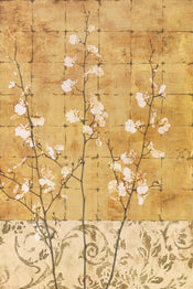 PGM DNC 733 Chris Donovan Blossoms in Gold II Art Print 62x93cm | Yourdecoration.co.uk