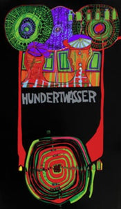 PGM FH 13 Friedensreich Hundertwasser Welttournee Art Print 49x83cm | Yourdecoration.co.uk