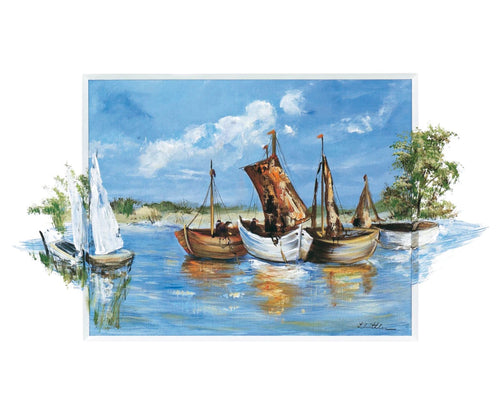 PGM KSR 2063 Katharina Schottler Peaceful Scene Art Print 30x24cm | Yourdecoration.co.uk