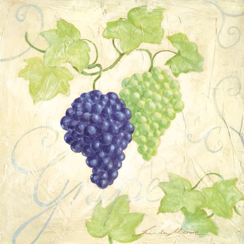 PGM LM 27 Moore Linda Grape Art Print 30x30cm | Yourdecoration.co.uk