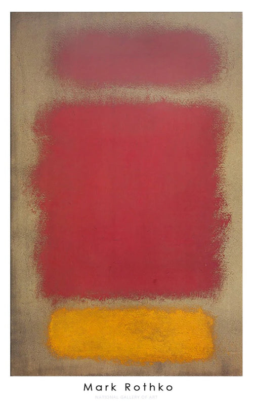 PGM MKR 860 Mark Rothko Untitled 1968 Art Print 635x1015cm | Yourdecoration.co.uk