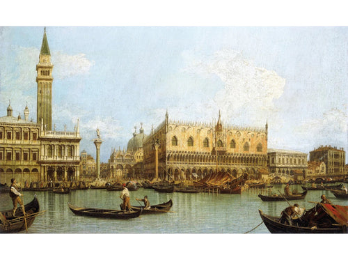 PGM OCA 26 Canaletto Molo Venedig Art Print 80x60cm | Yourdecoration.co.uk