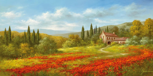 PGM SRH 18 Heinz Scholnhammer Tuscan Beauty II Art Print 100x50cm | Yourdecoration.co.uk