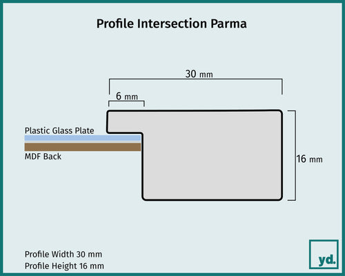 Parma Detail Intersection Sketch | Yourdecoration.co.uk