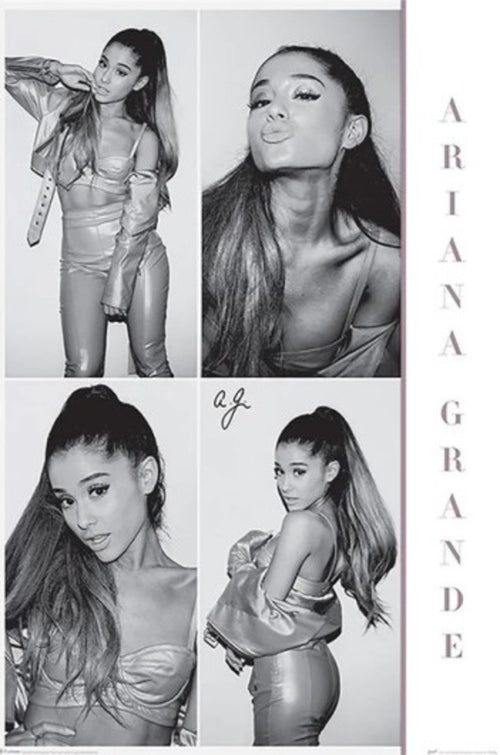 Poster Ariana Grande Black And White 61x91.5cm Grupo Erik PP33929 | Yourdecoration.co.uk