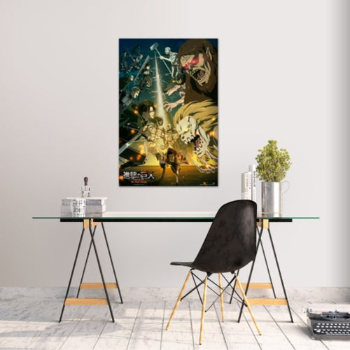 Poster Attack On Titan Paradis Vs Marley 61x91 5cm Grupo Erik GPE5832 Sfeer | Yourdecoration.co.uk