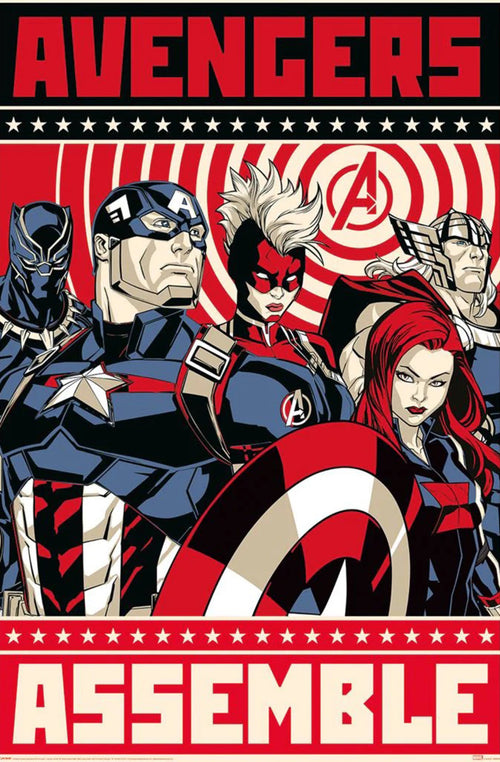 Poster Avengers Assemble 61x91 5cm Pyramid PP35167 | Yourdecoration.co.uk