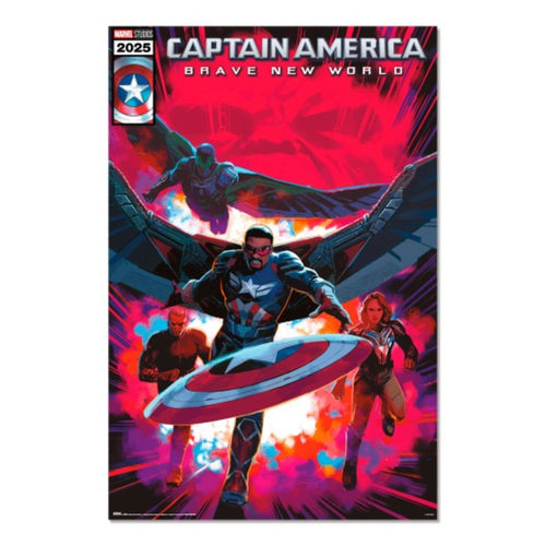 Poster Captain America Brave New World Comic 61x91 5cm Grupo Erik GPE5944 | Yourdecoration.co.uk